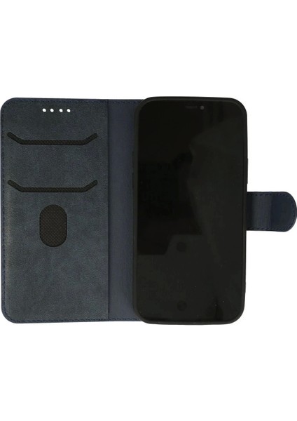 Newface iPhone 12 Kılıf Trend S Plus Kapaklı Kılıf - Lacivert modelleri