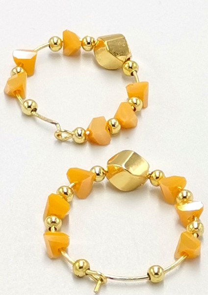 Renkli Figürlü Lüks Küpe