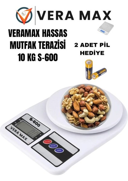 Dijital Hassas 10 kg Mutfak Terazisi Tartısı LCD Ekranlı
