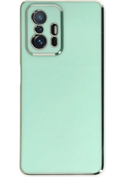 Newface Xiaomi Mi 11T Pro Kılıf Volet Silikon - Açık Yeşil