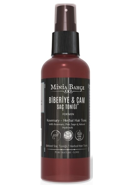 Erkeklere Özel Saç Toniği – Biberiye & Çam Özlü | Dökülme Karşıtı ve Canlandırıcı Bakım – 100 ml fiyatları