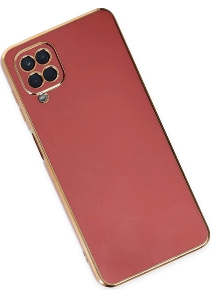 Newface Samsung Galaxy A12 Kılıf Volet Silikon - Kırmızı modelleri