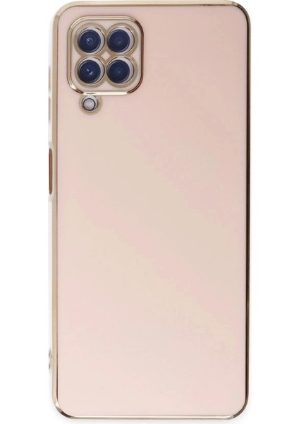 Newface Samsung Galaxy A12 Kılıf Volet Silikon - Pembe fiyatları