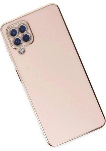 Newface Samsung Galaxy A12 Kılıf Volet Silikon - Pembe modelleri