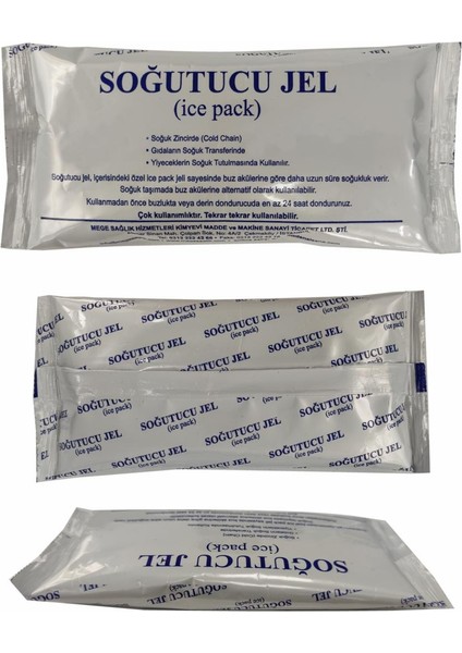 90 Adet Soğutucu Jel Poşet Buz Aküsü 260 gr fiyatları