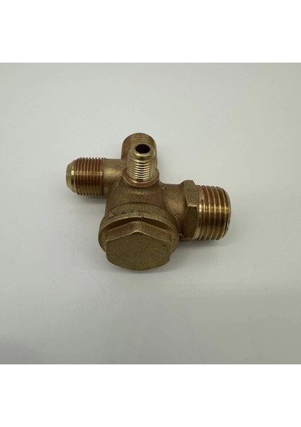 Sessiz Yağsız Kompresör Çekvalfi Çift Girişli 1/2 - 3/8 - M10X1 indirimleri