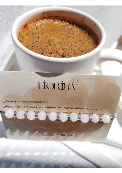 – Ay Taşı Doğal Taş Denge & Huzur Bilekliği modelleri