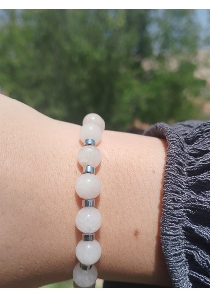 – Ay Taşı Doğal Taş Denge & Huzur Bilekliği fırsatları