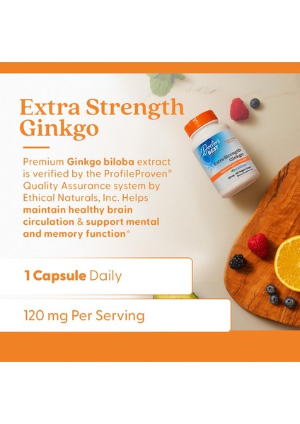 Extra Strength Ginkgo Biloba 120 mg Helps Support Mental Function And Memory Hafıza Zeka Brain