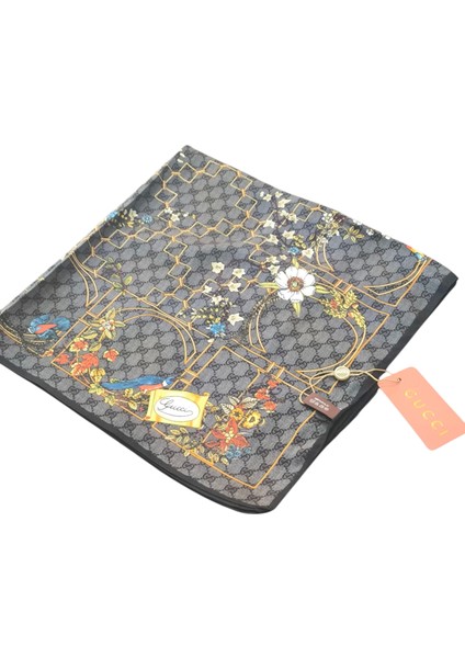 Vual Ipek Şal Çiçekli G Baskılı Siyah fiyatları