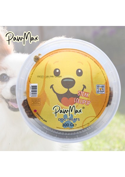 Steak Lollipop Köpek Ödül Kovası 300 G fırsatları