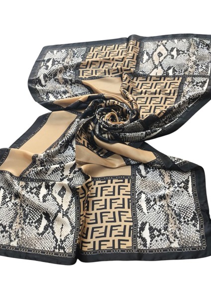 Vual Ipek Şal F Desen Siyah Gold fırsatları