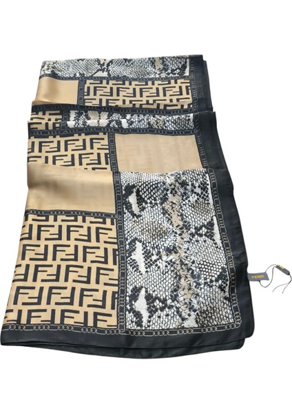 Vual Ipek Şal F Desen Siyah Gold indirimleri