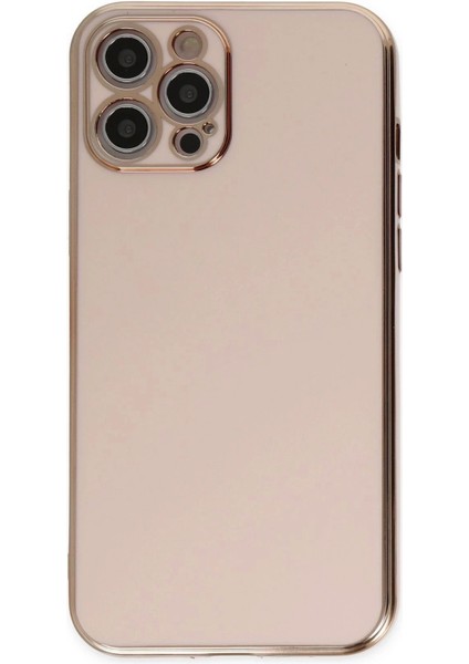 Newface iPhone 12 Pro Max Kılıf Volet Silikon - Pembe fiyatları