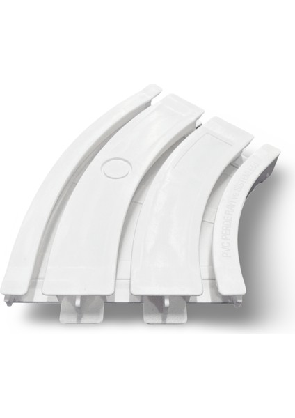 3 Raylı Perde Rayı Korniş 45° Dönüş Köşe Aparatı