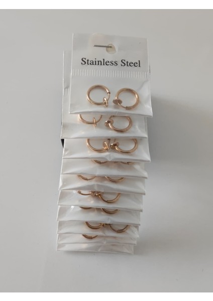 Deliksiz Bas Çek Çelik Küpe – Gold & Gümüş | Kıkırdak, Burun ve Kulak Için fırsatları