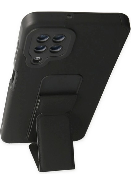 Newface Samsung Galaxy A22 Kılıf Mega Standlı Silikon - Siyah modelleri