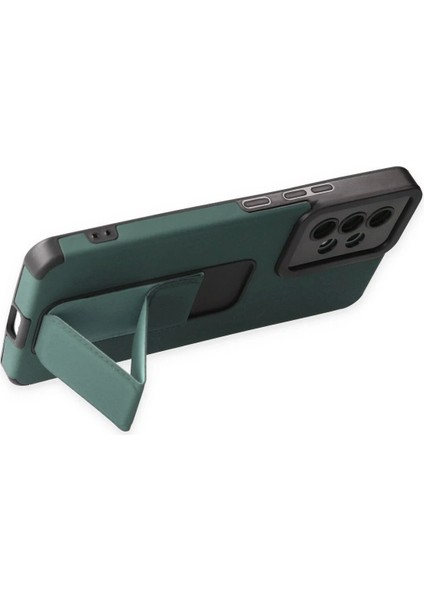 Newface Samsung Galaxy A53 5g Kılıf Mega Standlı Silikon - Yeşil fırsatları