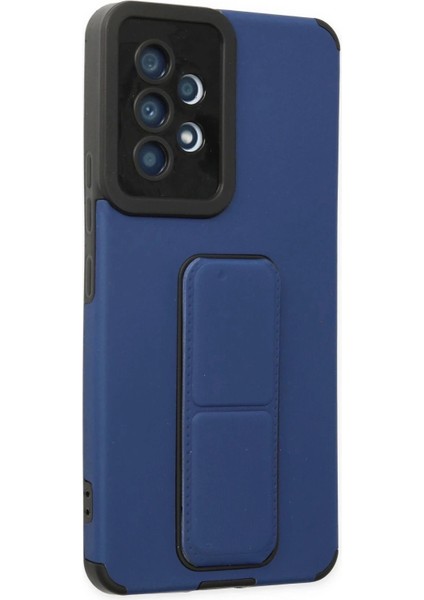 Newface Samsung Galaxy A53 5g Kılıf Mega Standlı Silikon - Mavi fiyatları