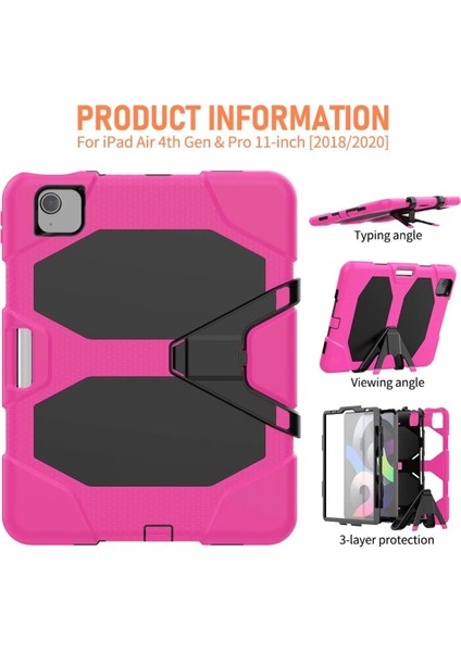 Newface iPad Pro 11 (2020) Kılıf Griffin Tablet Kapak - Pembe fırsatları