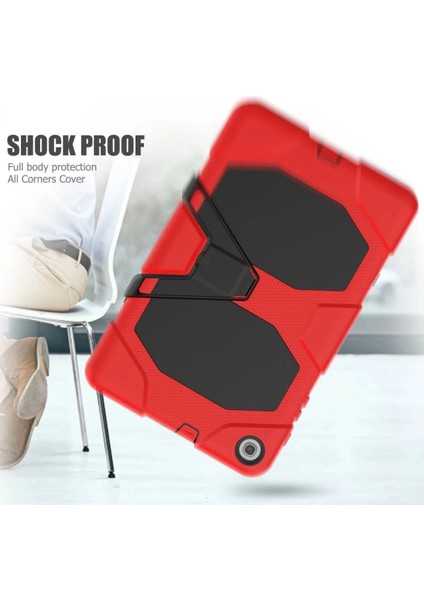 Newface Samsung Galaxy T510 Tab A 10.1 Kılıf Griffin Tablet Kapak - Kırmızı indirimleri