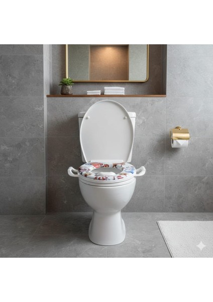 Soft Kulplu Klozet Kapağı Eğitim Adaptörü fiyatları