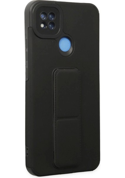 Newface Xiaomi Redmi 9c Kılıf Mega Standlı Silikon - Siyah fiyatları