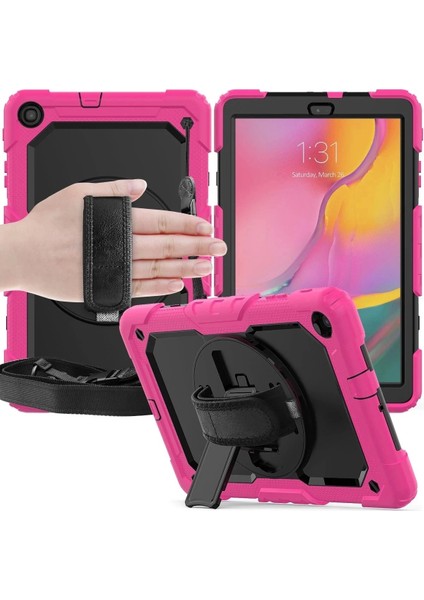 Newface Samsung Galaxy T510 Tab A 10.1 Kılıf Pars Tablet Kapak - Pembe fırsatları