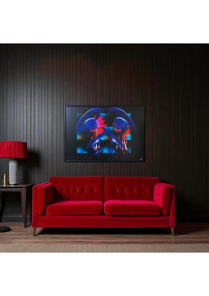 Dekoratif Soyut Tablo 70 x 100 cm CAN005 - Ev - Otel - Ofis - Hastahane - Kafe - Restourant Dekorasyonu