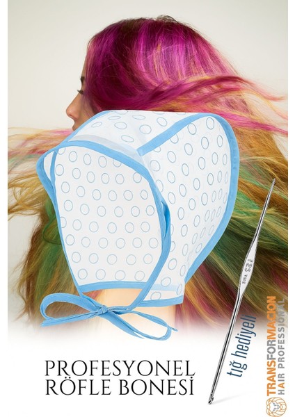 Röfle Bonesi ve Tığ Seti – Boya Tutmaz - Profesyonel Saç Açma Aparatı 722071