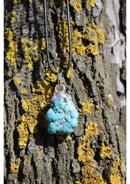 Turkuaz Spiritüel Yetenek Doğal Enerji Pagan Kolye