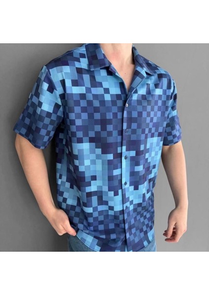 Iki Iplik Kumaş Baskılı Gömlek Avi