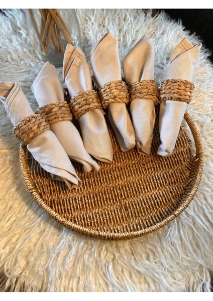 6lı Hasır Peçete Yüzüğü / Halkası modelleri