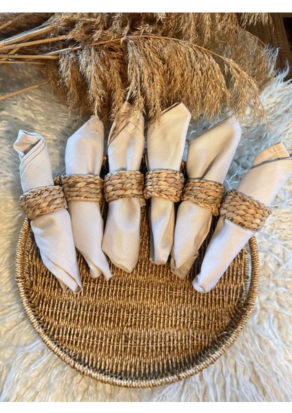 6lı Hasır Peçete Yüzüğü / Halkası fırsatları