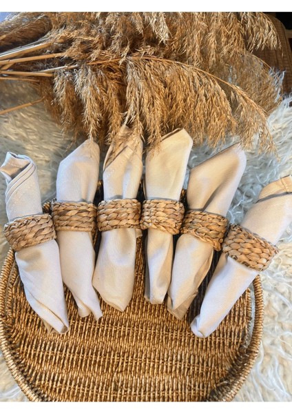 6lı Hasır Peçete Yüzüğü / Halkası