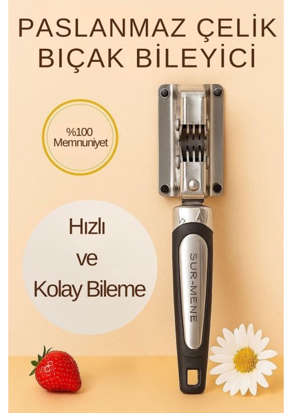 Paslanmaz Çelik Bıçak Bileyici – Hızlı ve Kolay Bileme Aparatı