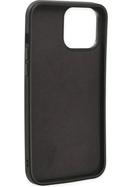 Newface iPhone 13 Pro Kılıf Asya Deri Silikon - Siyah fırsatları