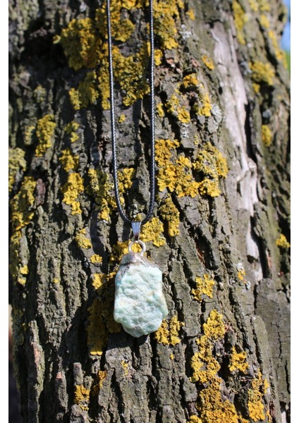 Amazonit Doğal Taş Spiritüel Enerji Pagan Kolye fiyatları