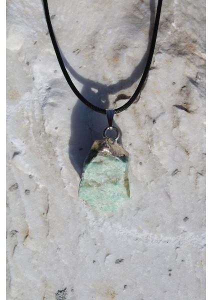 Amazonit Doğal Taş Spiritüel Enerji Pagan Kolye modelleri