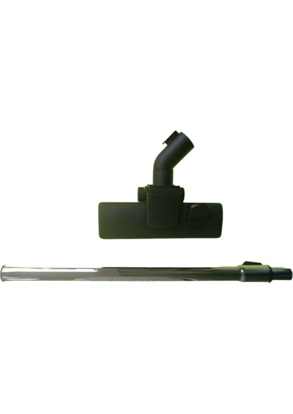 Sessiz Elektrikli Süpürge Teleskopik Boru ve Emici Başlık Siyah