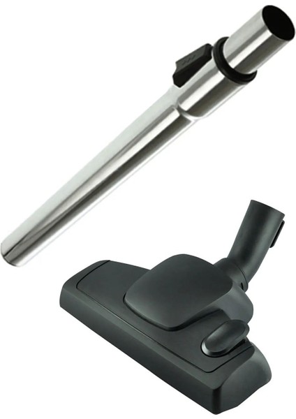 Sessiz Elektrikli Süpürge Teleskopik Boru ve Emici Başlık Siyah fiyatları