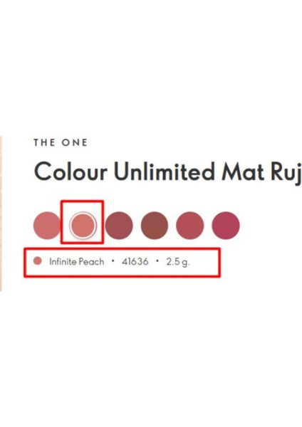 The One Colour Unlimited Mat Ruj_ınfinite Peach 41636 modelleri