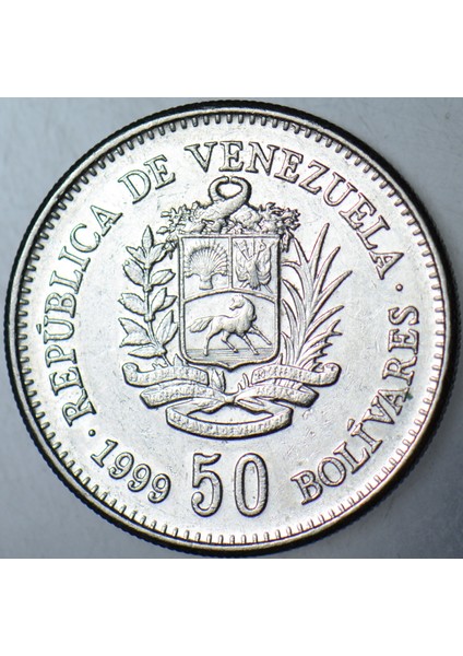 Venezuela 50 Bolivar 1999. fiyatları
