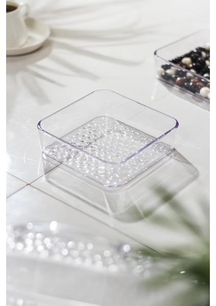 Akrilik Şeffaf 4'lü Kahvaltılık Seti, Dayanıklı ve Pratik Sunum Ürününüz modelleri