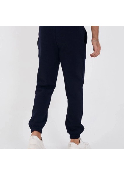 Unisex Kışlık Üç Iplik Astikli Eşofman Pantolon Acivert modelleri