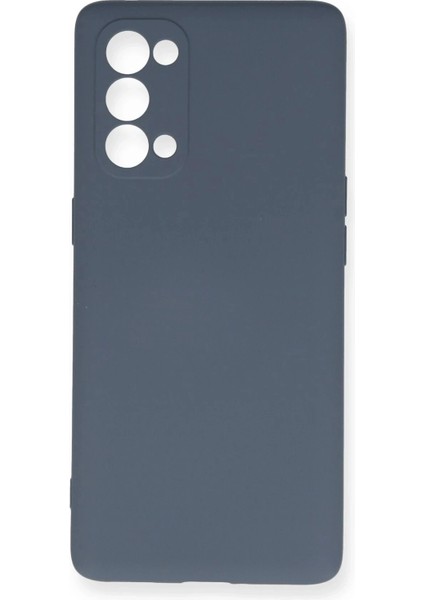 Newface Oppo Reno 5 Pro Kılıf Nano Içi Kadife Silikon - Gri