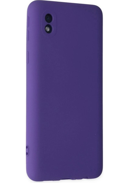 Newface Samsung Galaxy A01 Core Kılıf Nano Içi Kadife Silikon - Mor fiyatları