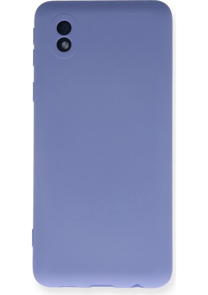 Newface Samsung Galaxy A01 Core Kılıf Nano Içi Kadife Silikon - Lila