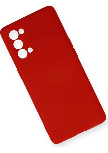 Newface Oppo Reno 5 Pro Kılıf Nano Içi Kadife Silikon - Kırmızı modelleri