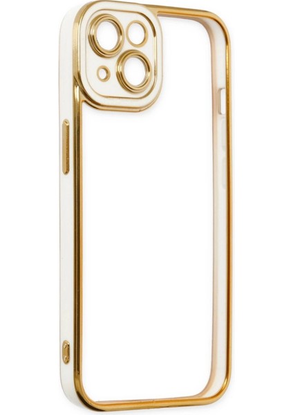 Newface iPhone 14 Plus Kılıf Liva Lens Silikon - Beyaz fırsatları